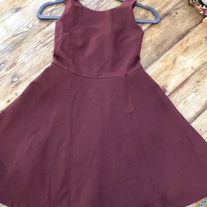 Francesca’s Maroon Dress